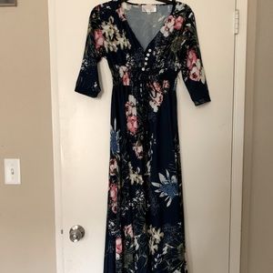 Maxi floral dress